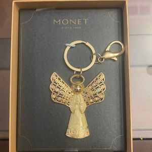Monet angel keychain